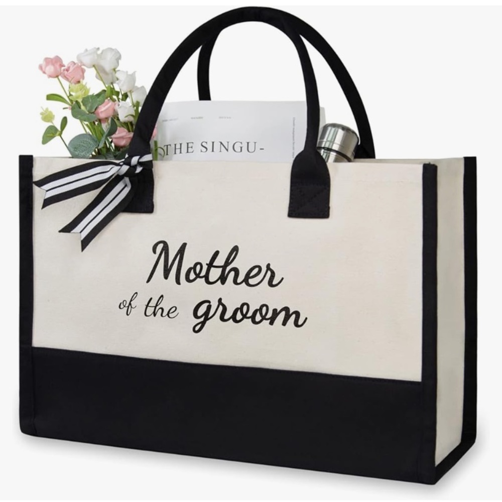 Mother of the groom tote bag